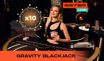 BETER LIVE GRAVITY BLACKJACK