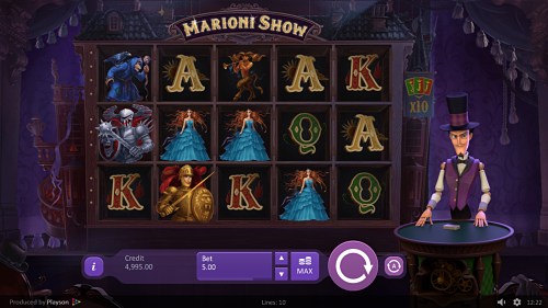 PLAYSON TO LAUNCH MARIONI SHOW SLOT ON 23 MAY