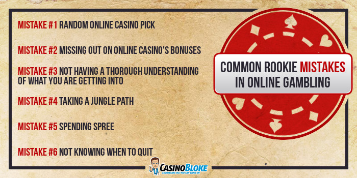 WHAT NOT TO DO IN ONLINE GAMBLING: COMMON ROOKIE MISTAKES TO WATCH OUT FOR