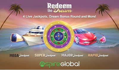 REDEEM THE DREAM WITH FIRST ASPIRE GLOBAL PROGRESSIVE JACKPOT GAME